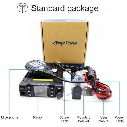 Dual-Band VHF/UHF Mobile Radio Ham Transceiver Walkie Talkie Anytone AT-778UV - Picture 7 of 12