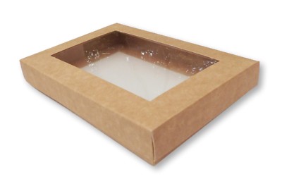 100 KRAFT A6 FENSTERBOXEN, KEKSDOSE, PRALINEN, KEKSE, GESCHENKBOX