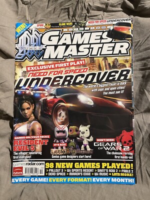 Games Master magazine - October 2008 - Issue 203 - Need For Speed Undercover