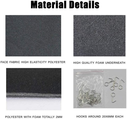 Car Seat Covers Protectors Grey Black Full Set Fabric For Citroen C2 C3 C4 C5 - Picture 9 of 9