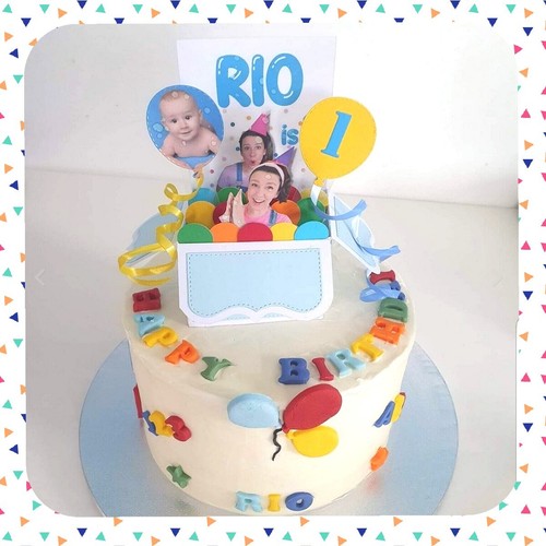 Personalised Ms Rachel Pop Up Photo Birthday Card, ANY AGE Ms Rachel Centrepiece - Picture 7 of 12