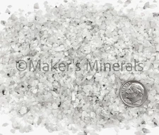 Crushed Rainbow Moonstone Chips, 2mm-4mm, for Resin Art, Embellishments, Orgone