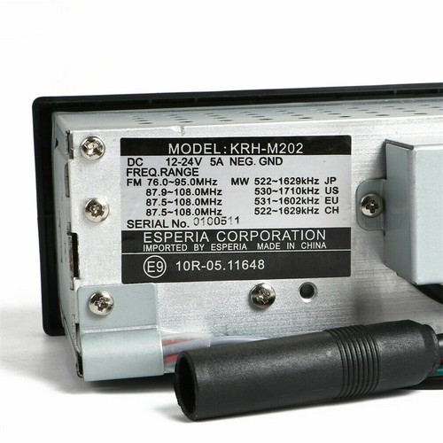 Excavator Radio Bluetooth AUX AM/ FM Input 12V 24V for Grader Loader Yacht Grab - Picture 8 of 12