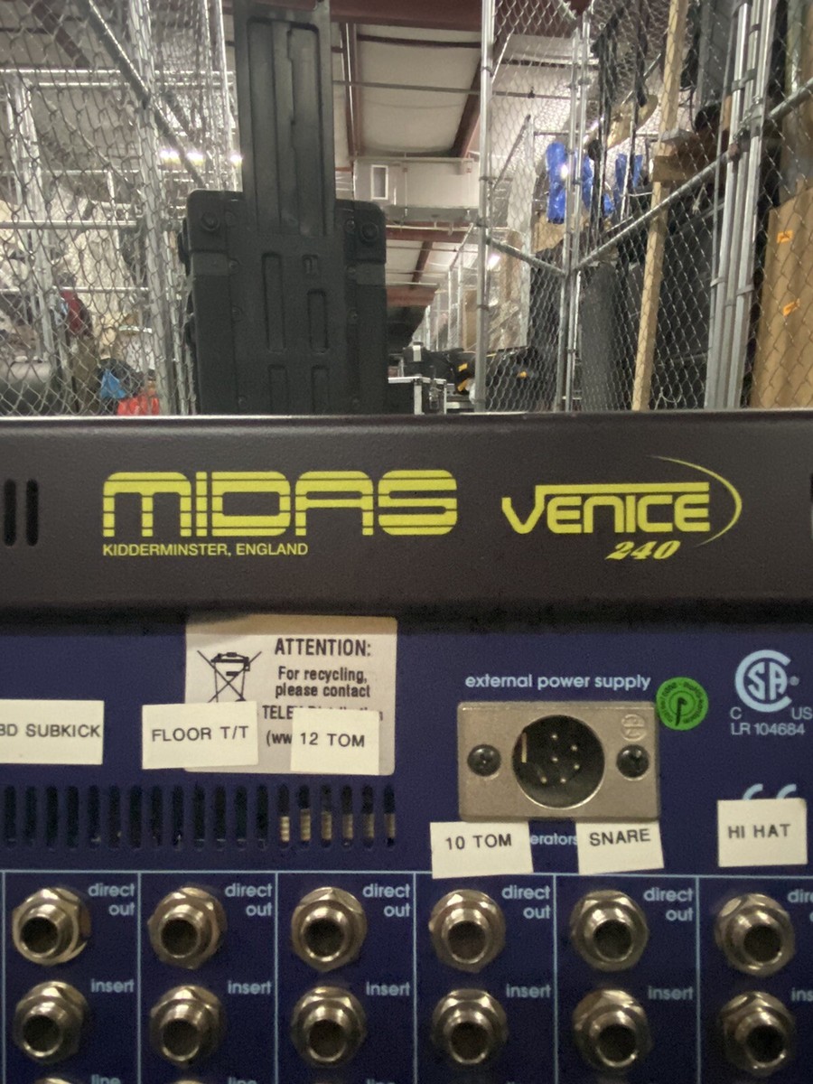 MIDAS　VENICE 240　アナログミキサー Midas Venice 240 24-Channel / 38-Input Mixing Console | Reverb