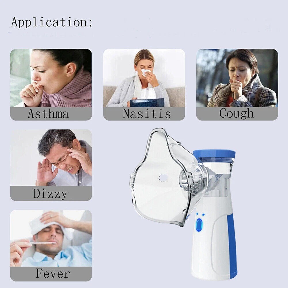 3in1 Inhalator Vernebler Inhalationsgerät Inhaliergerät für Erwachsene Kinder 5