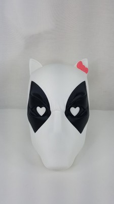 Deadpool Hello Kitty Kittypool Cosplay Costume Wearable Helmet Mask 3D Printed