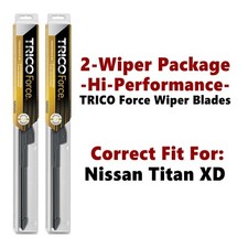 Hi-Performance 2-pk Wipers fits 2016+ Nissan Titan XD - 25240/210