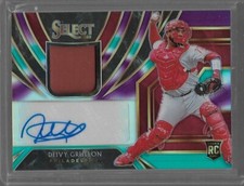2020 Select Tie-Dye Prizm Rookie Auto Relic Deivy Grullon #RRS-DG Phillies 5/49