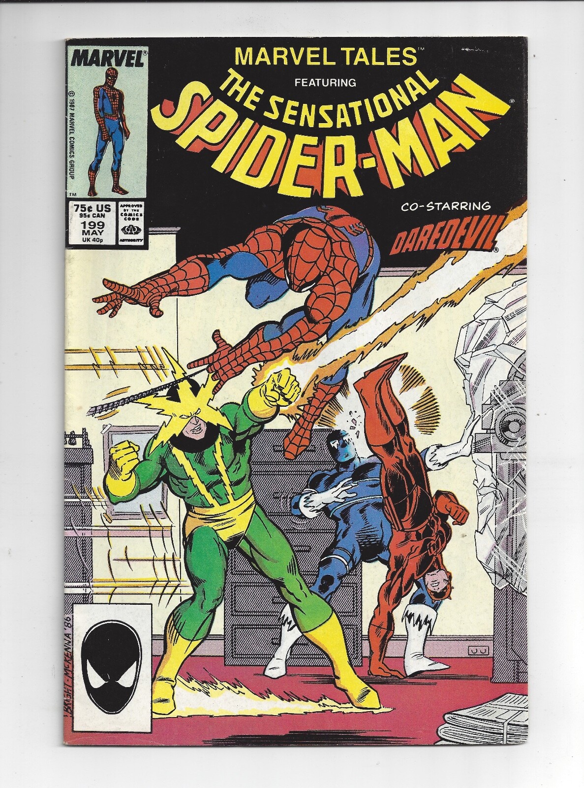 Marvel Tales #199 VF 1987 Stock Image
