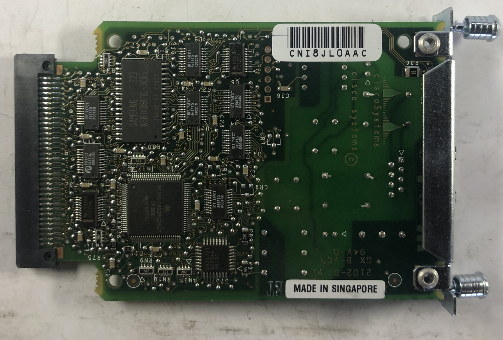 Cisco T1 DSU/CSU Module Router Interface Adapter Card- 800-03279-04E0 ...