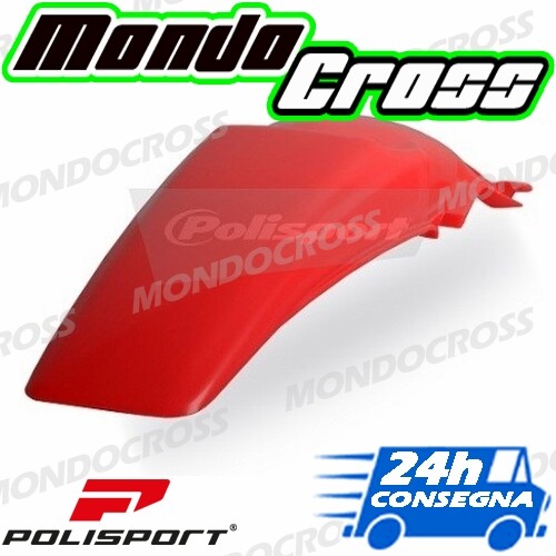 Parafango posteriore POLISPORT Rosso fluo HONDA CR 250 1997 (97) - Foto 1 di 1