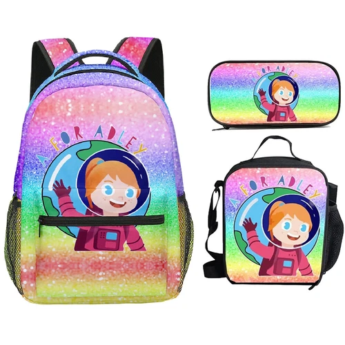 AFOR&ADLEY - 3er/Set Schulranzen Laptop Daypack Rucksack Brotzeittasche Federmäppchen - Bild 21 von 24