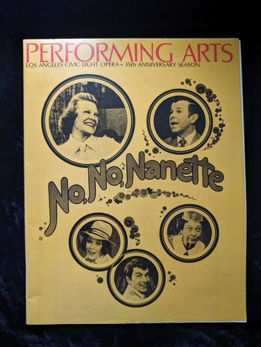 "No, No, Nanette" Musical Theater Programs 1970s Performing Arts See Details - Picture 8 of 9