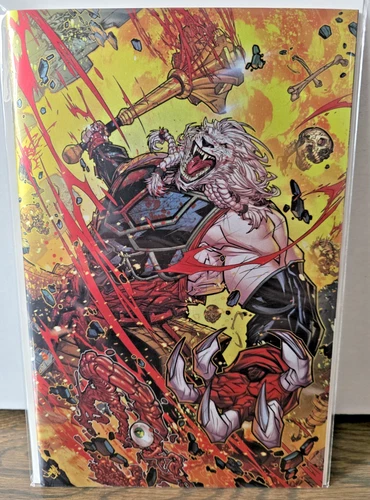BATTLE BEAST #1 JONBOY MEYERS DALLAS FANEXPO EXCLUSIVE VIRGIN FOIL VARIANT NM