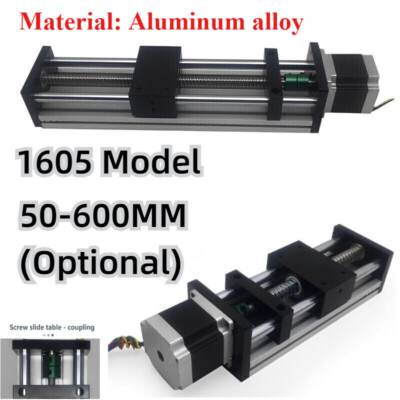 1605 CNC Linear Guide Stroke Rail Motion Slide Stage Actuator +57 ...