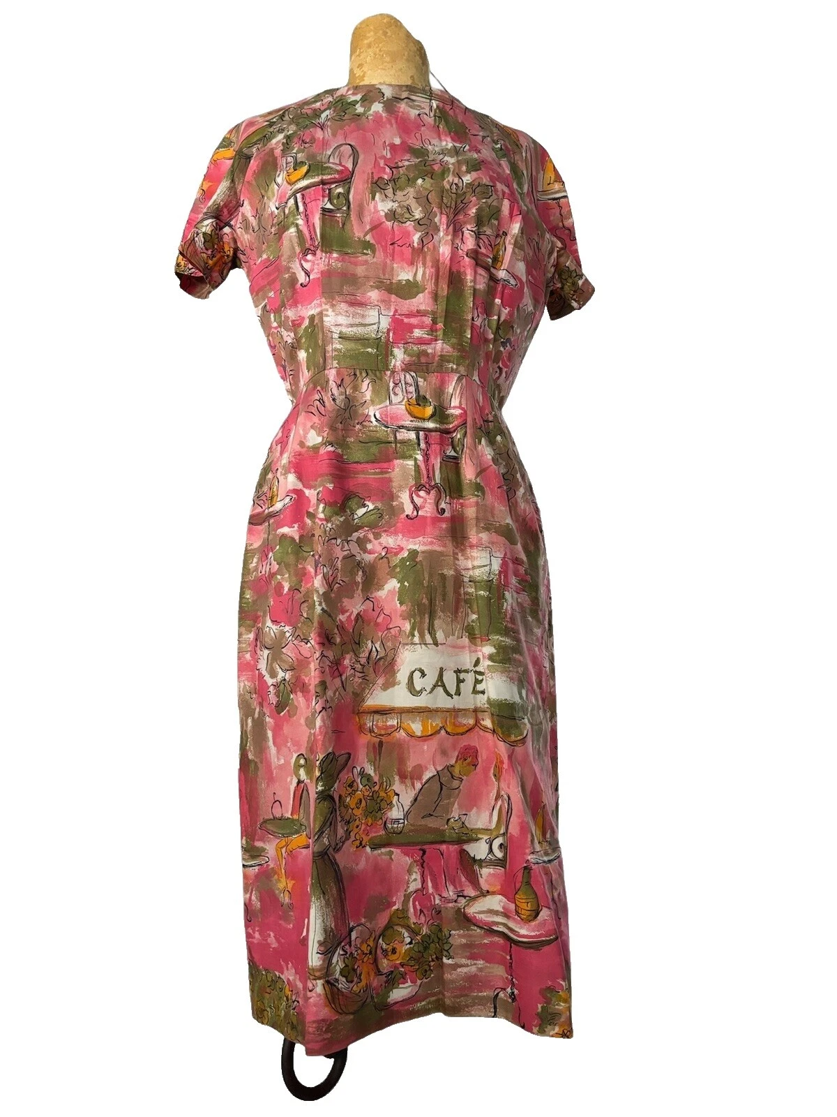 Cotton Multi-Color Regular Size Vintage Dresses for Women
