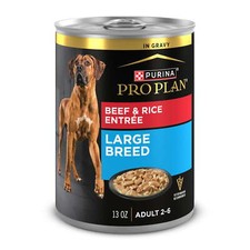 Pro Plan Gravy Large Breed Dog Food, Beef & Rice Entrée, 13 oz (12 Pack) 3.67 per gallon