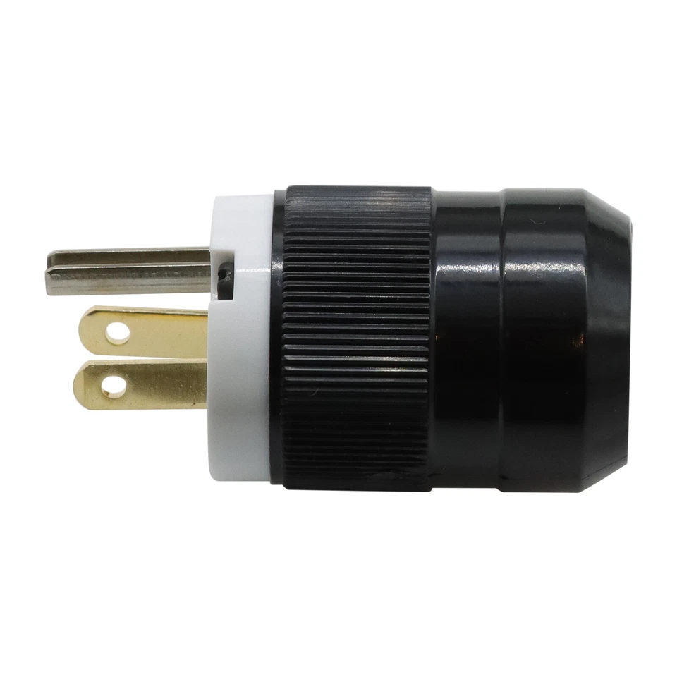 LOT 10x AC Male For Edison NEMA 5-15P Plug 15A 125V Connector CL/BK XD-515P - Image 2 of 4