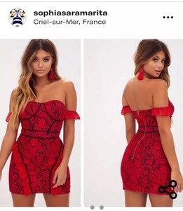 red spanish style dress