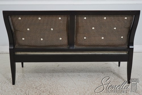 67383: Regency Style Caned Back & Upholstered Settee - Picture 17 of 21