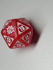 MTG Magic The Gathering LCI Lost Caverns Ixalan Bundle D20 Oversized Dice Red