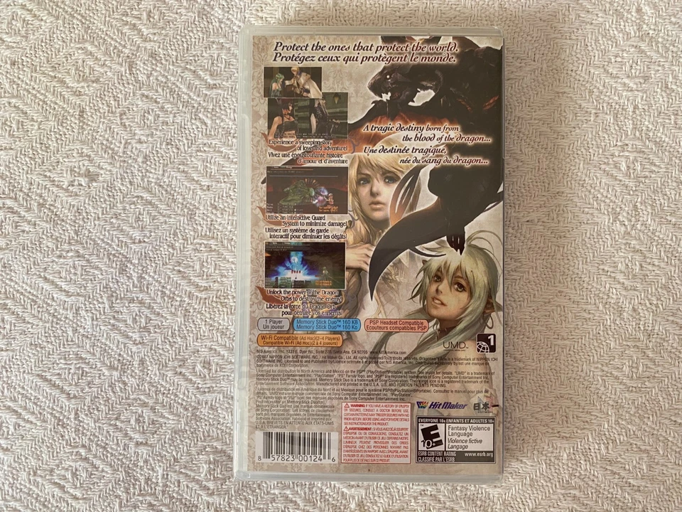 Dragoneers Aria Sony PSP - NTSC-U/C USA New Sealed - High Quality Packing - Image 4 of 4