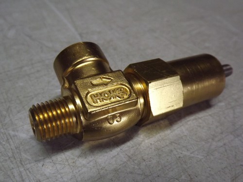 Hoke Adjustable Relief Valve 6548L4Y, Brass 350-1500 PSI Range,1/4" NPT NEW - Picture 2 of 10