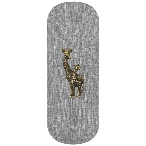 Giraffes Glasses Case Mother & Baby Safari Spectacle Case Animal Birthday Gift - Picture 13 of 20