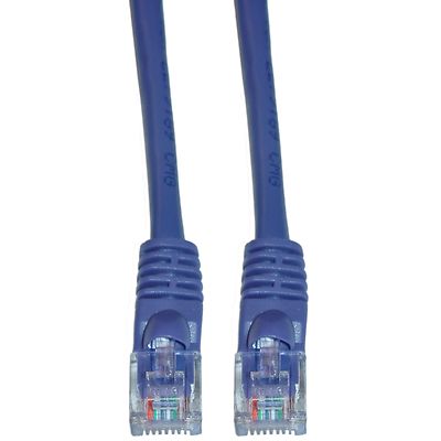 6in Cat5e Purple Ethernet Patch Cable, Snagless/Molded Boot  Part 10X6-04100.5