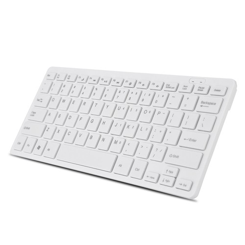 78 Keys Ultra Thin Mini USB Wired Keyboard For Desktop Computer Laptop PC (White - Picture 5 of 12