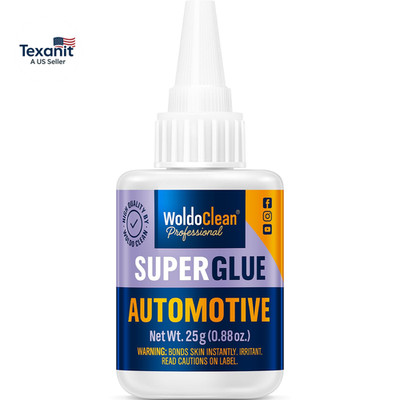 Super Glue for Cars and Trucks 25G - Extra Strong Automotive Adhesive for Exteri