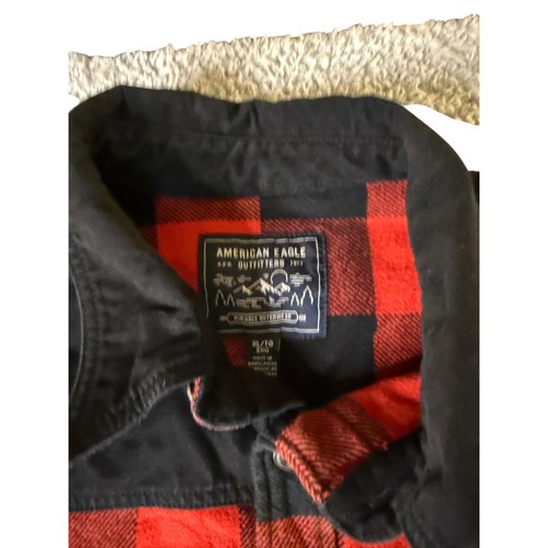 American Eagle Outfitters Herren XL Buffalo kariert Flanell Hemd Jacke Shacket - Bild 2 von 7