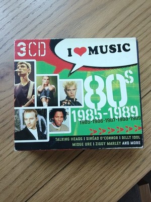 Music 80s 1985-1989 3CD Box Set   Talking Heads, Billy Idol, Sinead O'Connor