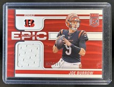 2024 Panini Donruss Elite Joe Burrow Epic Jersey #/500 Bengals