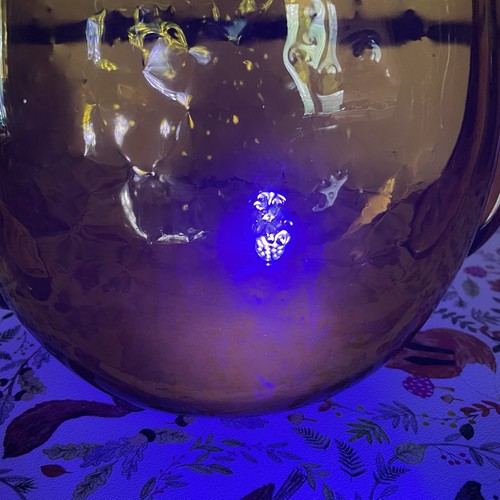 Blenko Glass Gold 535 Pouch Vase Winslow Anderson Design - Picture 9 of 11