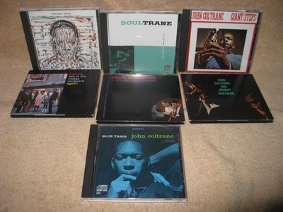 Lot Of 7 John Coltrane Jazz CDs Giant Steps, Soultrane, Blue Train & More