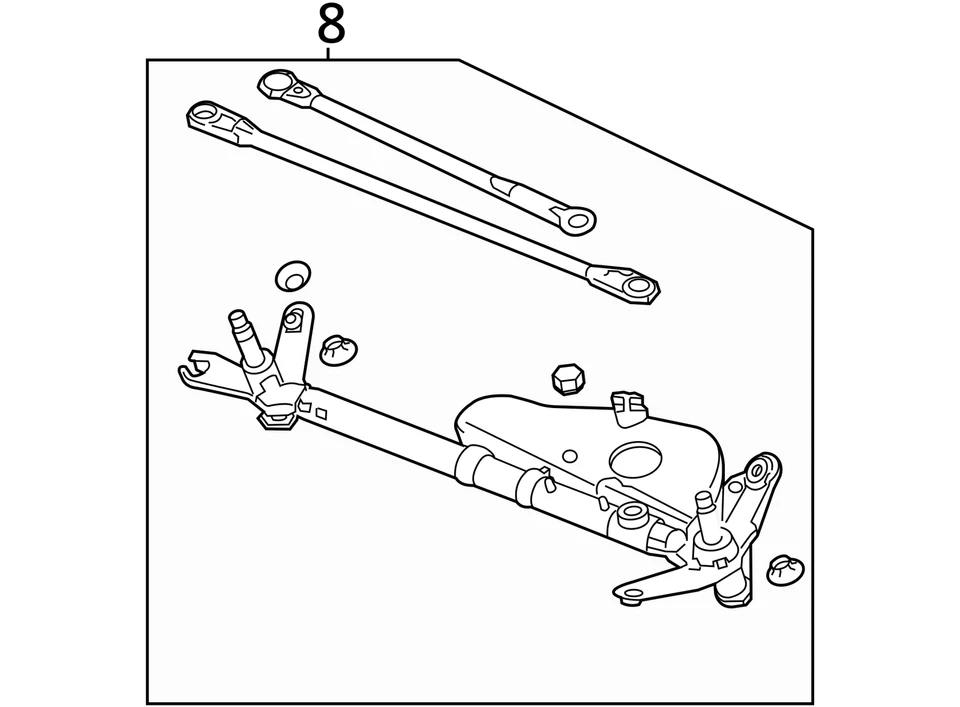 LIMPIAPARABRISAS TRANSMISIÓN HONDA ACCORD 13 14 15 16 76530T2FA01 1308629 Foto 4 de 4