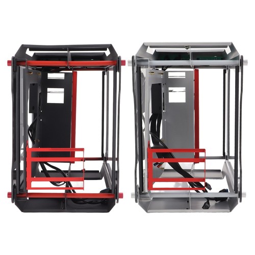 Motherboard Desktop Chassis Mini Fully Transparent Open Support MATX Motherbo FY - Afbeelding 13 van 29