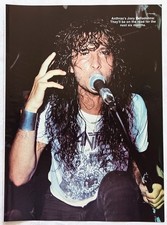 ANTHRAX~JOEY BELLADONNA LIVE~ORIG 1988 POSTER FULL PAGE MAGAZINE PINUP CLIPPING