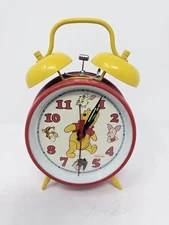 Disney Winnie The Pooh Wind-up Twin Bell Alarm Clock By Sunbeam