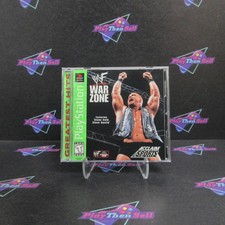 WWF Warzone PS1 PlayStation 1 GH + Reg Card Complete - 1 Year Warranty EX Cond