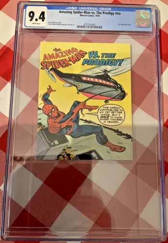 AMAZING SPIDER-MAN VS. THE PRODIGY CGC 9.4 - 1976  sex education story