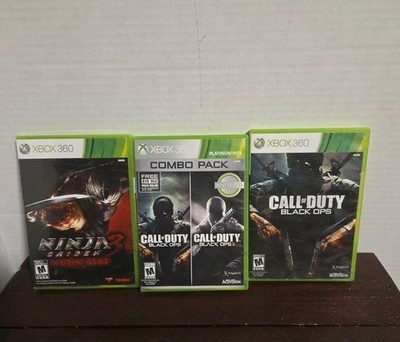 Ninja Gaiden 3: Call Of Duty Xbox 360 Lot 3 