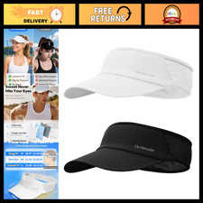 Lightweight Sun Visor Hat for Men  Women - Quick Dry, Stretchy, Wrinkle Resista