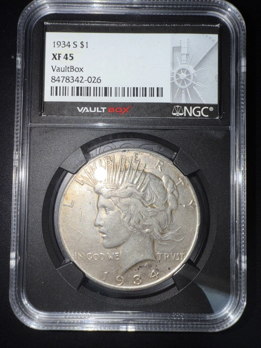 XF 45 Graded 1934 Year Peace Dollars (1921-1935) for sale | eBay