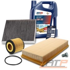INSPEKTIONSPAKET FILTERSATZ SET A+5L EUROLUB 5W-30 FÜR VW POLO 9N 1.2