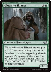 Obsessive Skinner 191/423 Duskmourn: House of Horror Commander Uncommon