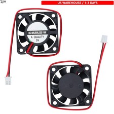 Whisper-Quiet 40mm 5V Cooling Fans - 2 Pack for 3D Printers Small Electronics