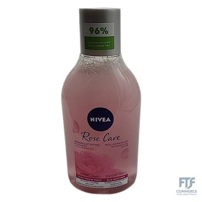 NIVEA - Mizellenwasser Zweiphasen Rose Care   Wasserfeste Wirkung   Gesicht, Aug