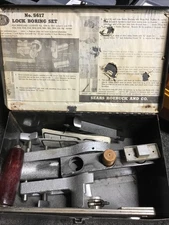 SEARS ROEBUCK Vintage Lock Hole DrillKit, Door Installation Kit, Locksmith Gear.